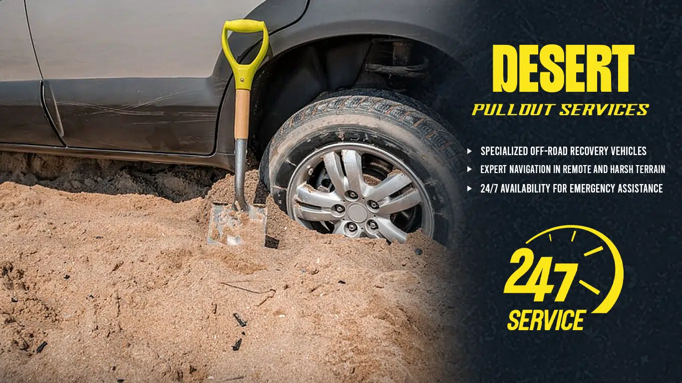 Desert towing near me - immediate rescue